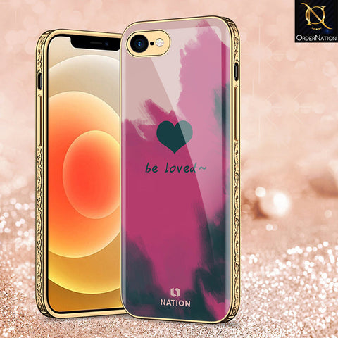 iPhone 8 / 7 Cover - Onation Heart Series - Premium Electroplated Shutterproof Case Soft Silicon Borders Case