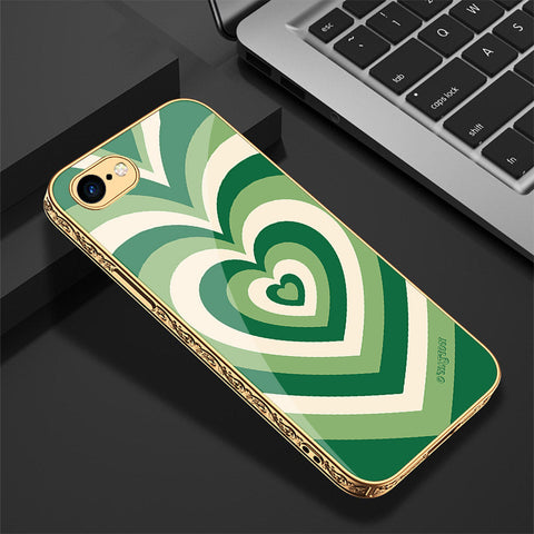 iPhone 8 / 7 Cover - O'Nation Heartbeat Series - Premium Electroplated Shutterproof Case Soft Silicon Borders Case