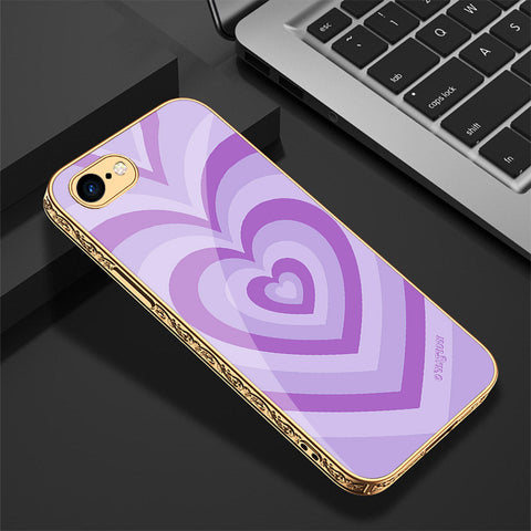 iPhone 8 / 7 Cover - O'Nation Heartbeat Series - Premium Electroplated Shutterproof Case Soft Silicon Borders Case