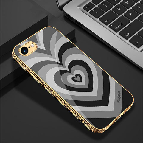 iPhone 8 / 7 Cover - O'Nation Heartbeat Series - Premium Electroplated Shutterproof Case Soft Silicon Borders Case