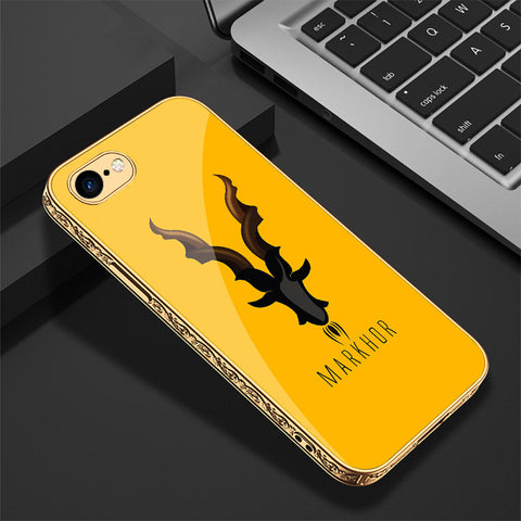 iPhone 8 / 7 Cover - Markhor Series - Premium Electroplated Shutterproof Case Soft Silicon Borders Case