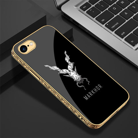 iPhone 8 / 7 Cover - Markhor Series - Premium Electroplated Shutterproof Case Soft Silicon Borders Case