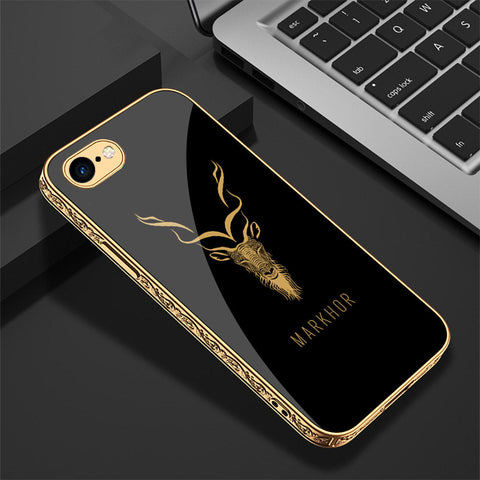 iPhone 8 / 7 Cover - Markhor Series - Premium Electroplated Shutterproof Case Soft Silicon Borders Case