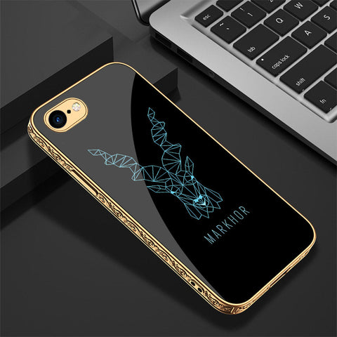 iPhone 8 / 7 Cover - Markhor Series - Premium Electroplated Shutterproof Case Soft Silicon Borders Case