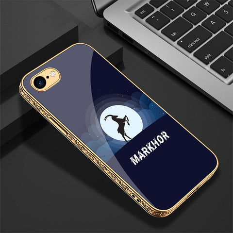 iPhone 8 / 7 Cover - Markhor Series - Premium Electroplated Shutterproof Case Soft Silicon Borders Case