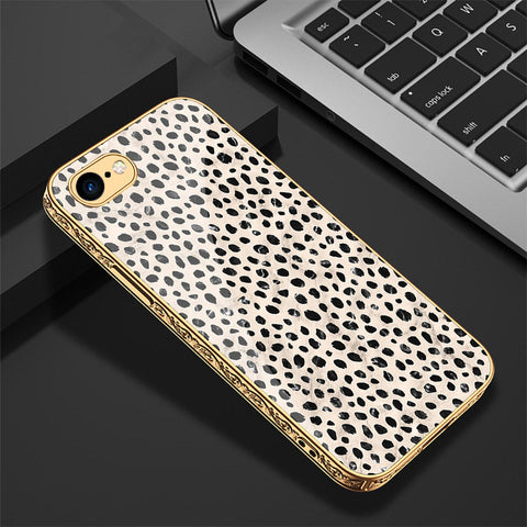 iPhone 8 / 7 Cover - Vanilla Dream Series - Premium Electroplated Shutterproof Case Soft Silicon Borders Case