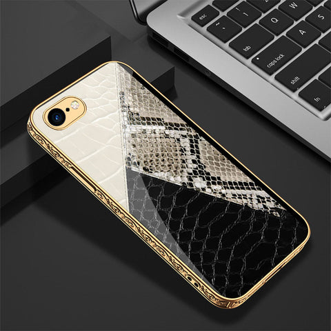 iPhone 8 / 7 Cover - Printed Skins Series - Premium Electroplated Shutterproof Case Soft Silicon Borders Case