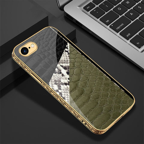 iPhone 8 / 7 Cover - Printed Skins Series - Premium Electroplated Shutterproof Case Soft Silicon Borders Case