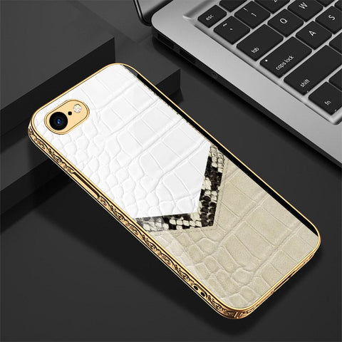 iPhone 8 / 7 Cover - Printed Skins Series - Premium Electroplated Shutterproof Case Soft Silicon Borders Case