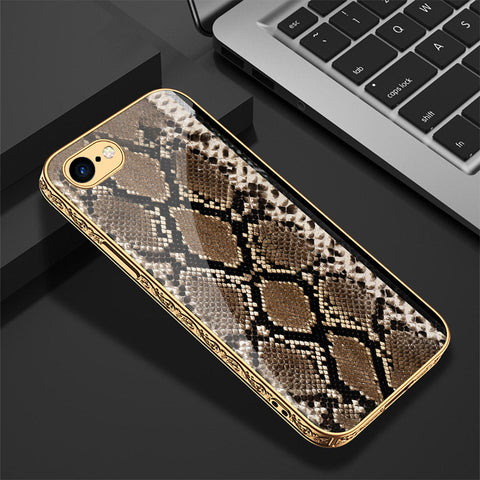 iPhone 8 / 7 Cover - Printed Skins Series - Premium Electroplated Shutterproof Case Soft Silicon Borders Case