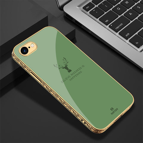 iPhone 8 / 7 Cover - Nice Series - Premium Electroplated Shutterproof Case Soft Silicon Borders Case