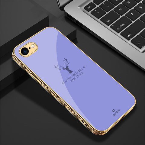 iPhone 8 / 7 Cover - Nice Series - Premium Electroplated Shutterproof Case Soft Silicon Borders Case