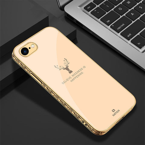 iPhone 8 / 7 Cover - Nice Series - Premium Electroplated Shutterproof Case Soft Silicon Borders Case