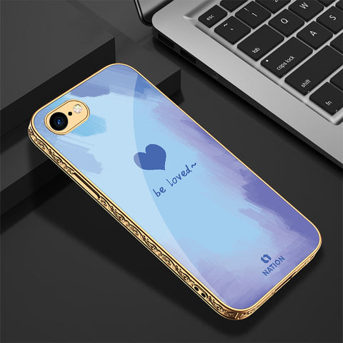 iPhone 8 / 7 Cover - Onation Heart Series - Premium Electroplated Shutterproof Case Soft Silicon Borders Case