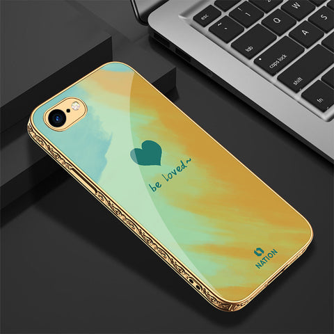 iPhone 8 / 7 Cover - Onation Heart Series - Premium Electroplated Shutterproof Case Soft Silicon Borders Case