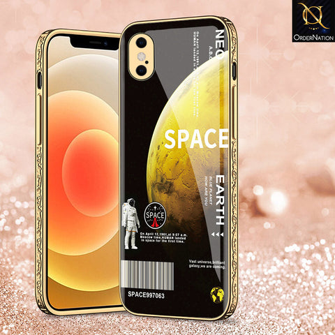 iPhone XS Max Cover - Limitless Series - Premium Electroplated Shutterproof Case Soft Silicon Borders Case