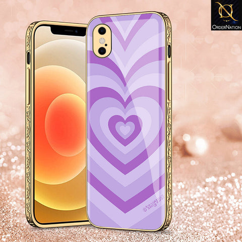 iPhone XS Max Cover - O'Nation Heartbeat Series - Premium Electroplated Shutterproof Case Soft Silicon Borders Case