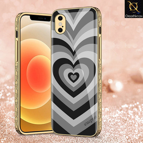 iPhone XS Max Cover - O'Nation Heartbeat Series - Premium Electroplated Shutterproof Case Soft Silicon Borders Case