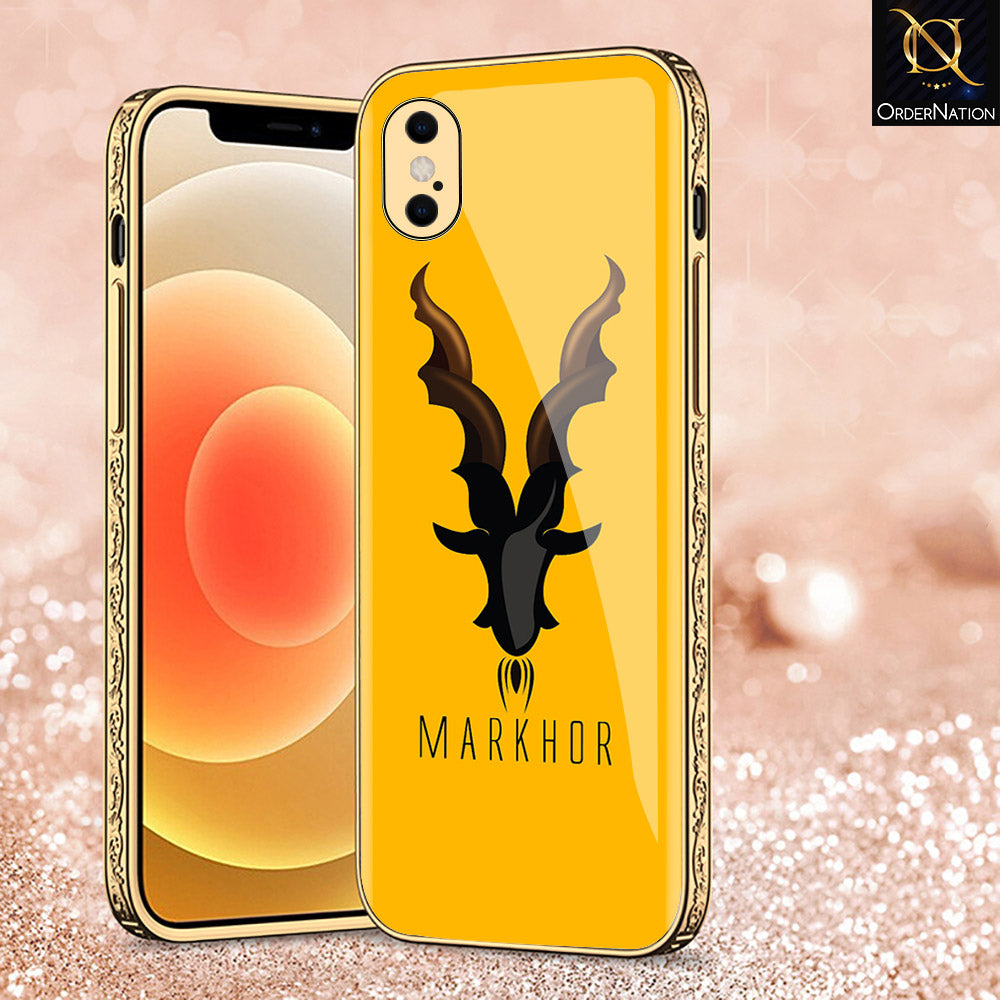 iPhone XS Max Cover - Markhor Series - Premium Electroplated Shutterproof Case Soft Silicon Borders Case