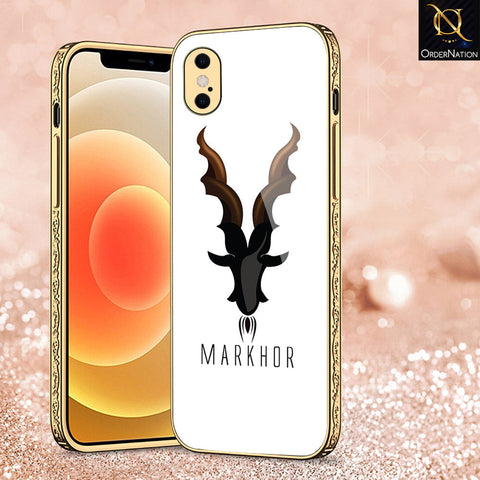 iPhone XS Max Cover - Markhor Series - Premium Electroplated Shutterproof Case Soft Silicon Borders Case