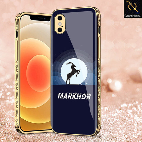 iPhone XS Max Cover - Markhor Series - Premium Electroplated Shutterproof Case Soft Silicon Borders Case