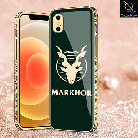 iPhone XS Max Cover - Markhor Series - Premium Electroplated Shutterproof Case Soft Silicon Borders Case