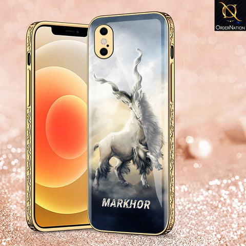 iPhone XS Max Cover - Markhor Series - Premium Electroplated Shutterproof Case Soft Silicon Borders Case