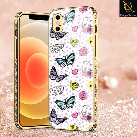 iPhone XS / X Cover - Vanilla Dream Series - Premium Electroplated Shutterproof Case Soft Silicon Borders Case