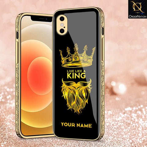 iPhone XS / X Cover - Gold Series - Premium Electroplated Shutterproof Case Soft Silicon Borders Case