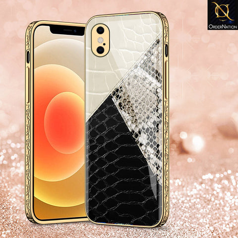 iPhone XS / X Cover - Printed Skins Series - Premium Electroplated Shutterproof Case Soft Silicon Borders Case