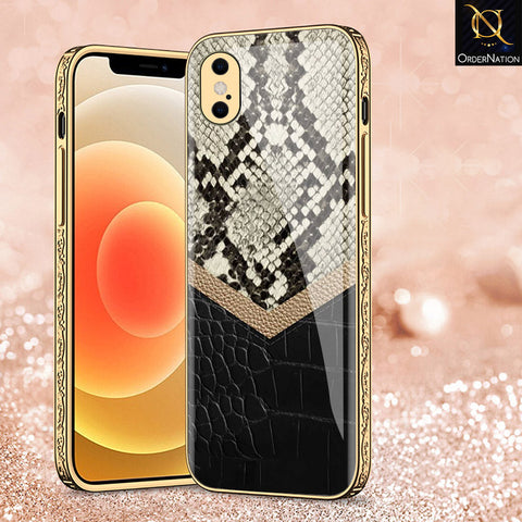 iPhone XS Max Cover - Printed Skins Series - Premium Electroplated Shutterproof Case Soft Silicon Borders Case