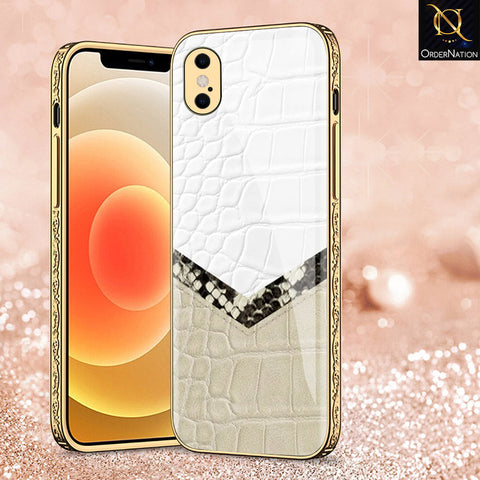 iPhone XS / X Cover - Printed Skins Series - Premium Electroplated Shutterproof Case Soft Silicon Borders Case