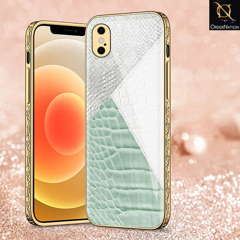 iPhone XS Max Cover - Printed Skins Series - Premium Electroplated Shutterproof Case Soft Silicon Borders Case