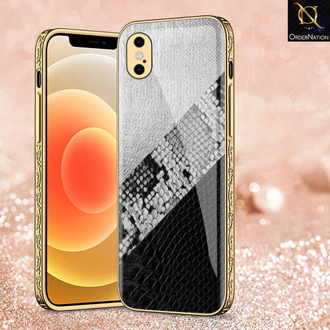 iPhone XS / X Cover - Printed Skins Series - Premium Electroplated Shutterproof Case Soft Silicon Borders Case