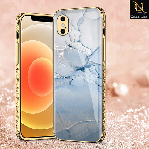 iPhone XS / X Cover - Mystic Marble Series - Premium Electroplated Shutterproof Case Soft Silicon Borders Case