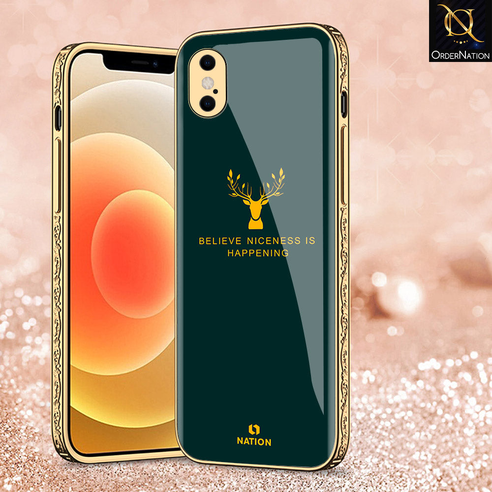 iPhone XS / X Cover - Nice Series - Premium Electroplated Shutterproof Case Soft Silicon Borders Case