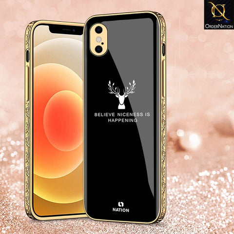 iPhone XS / X Cover - Nice Series - Premium Electroplated Shutterproof Case Soft Silicon Borders Case