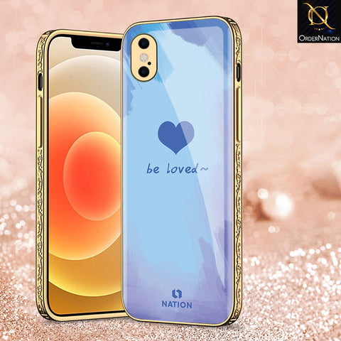 iPhone XS Max Cover - Onation Heart Series - Premium Electroplated Shutterproof Case Soft Silicon Borders Case