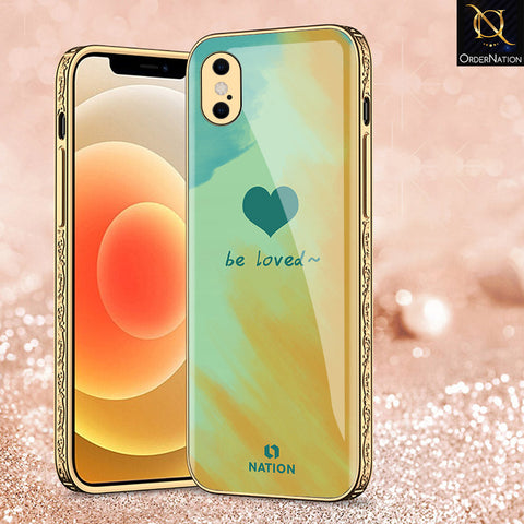 iPhone XS Max Cover - Onation Heart Series - Premium Electroplated Shutterproof Case Soft Silicon Borders Case