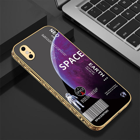 iPhone XS Max Cover - Limitless Series - Premium Electroplated Shutterproof Case Soft Silicon Borders Case