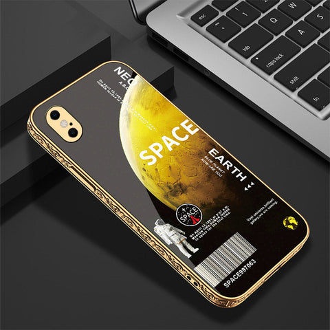 iPhone XS Max Cover - Limitless Series - Premium Electroplated Shutterproof Case Soft Silicon Borders Case