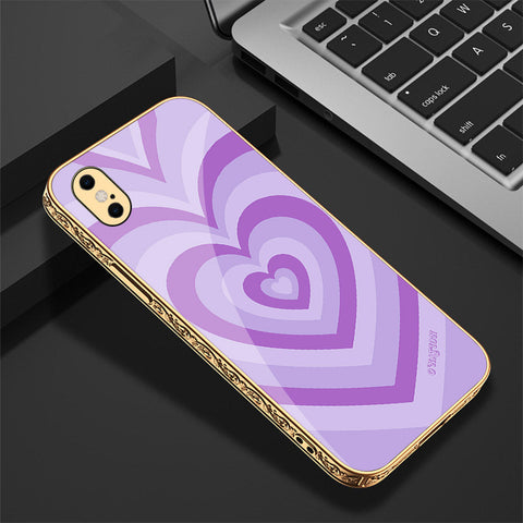 iPhone XS Max Cover - O'Nation Heartbeat Series - Premium Electroplated Shutterproof Case Soft Silicon Borders Case