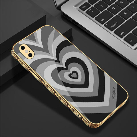 iPhone XS Max Cover - O'Nation Heartbeat Series - Premium Electroplated Shutterproof Case Soft Silicon Borders Case