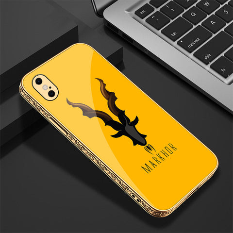 iPhone XS / X Cover - Markhor Series - Premium Electroplated Shutterproof Case Soft Silicon Borders Case