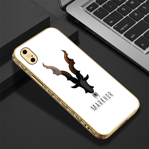 iPhone XS Max Cover - Markhor Series - Premium Electroplated Shutterproof Case Soft Silicon Borders Case