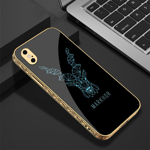 iPhone XS Max Cover - Markhor Series - Premium Electroplated Shutterproof Case Soft Silicon Borders Case