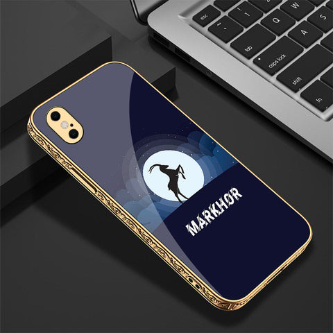 iPhone XS Max Cover - Markhor Series - Premium Electroplated Shutterproof Case Soft Silicon Borders Case