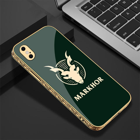 iPhone XS Max Cover - Markhor Series - Premium Electroplated Shutterproof Case Soft Silicon Borders Case