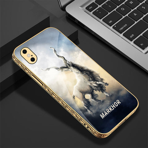 iPhone XS Max Cover - Markhor Series - Premium Electroplated Shutterproof Case Soft Silicon Borders Case