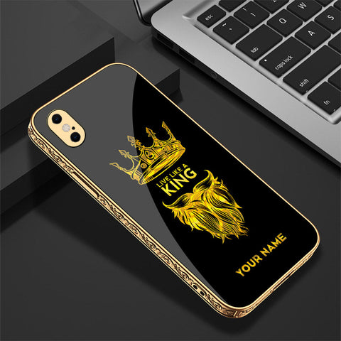 iPhone XS Max Cover - Gold Series - Premium Electroplated Shutterproof Case Soft Silicon Borders Case